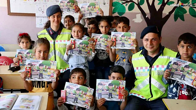 Elazığ'da öğrencilere trafik güvenliği eğitimi verildi
