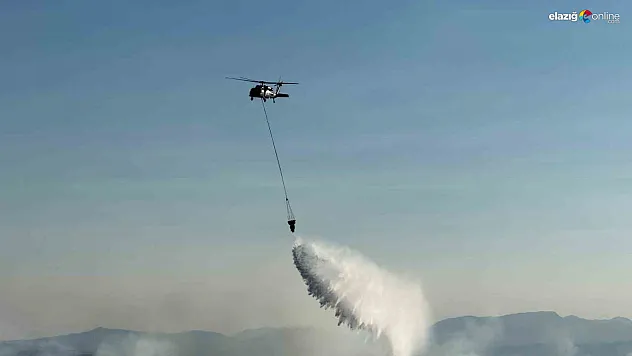 Elazığ Sivrice'de Çıkan Yangın 500 Dönüm Alanı Yok Etti!