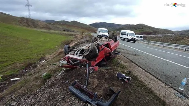 Direksiyon Hakimiyeti Kayboldu, Araç Şarampole Uçtu!