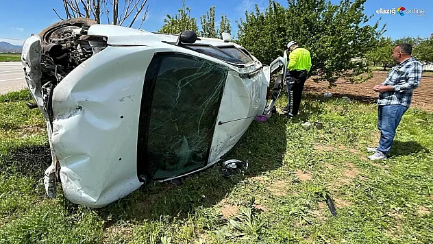 Kovancılar'da Feci Kaza: Takla Atan Otomobilde 5 Kişi Yaralandı!