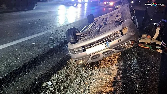 Kovancılar-Bingöl Karayolu'nda Feci Kaza! 2 Yaralı