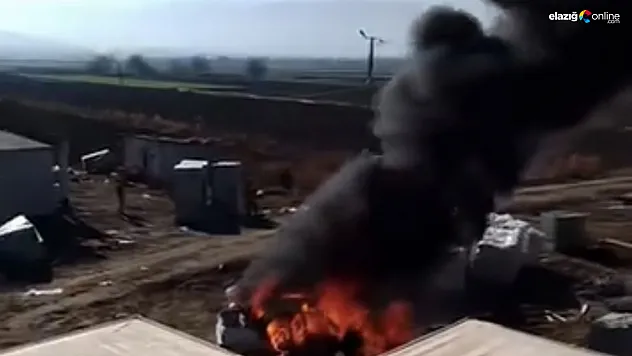 Yazıkonak'ta korkutan yangın: Bir anda alev topuna döndü!