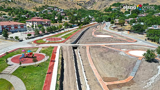 Elazığ'da Park Yapım Projesinde sona gelindi
