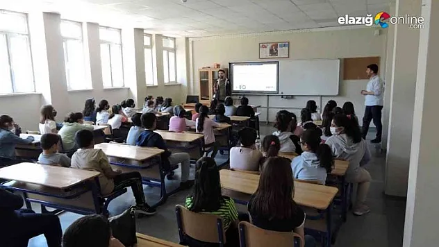 160 öğrenciye Elazığ polisinden SİBERAY farkındalık eğitimi