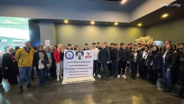 Elazığ İl Emniyet Müdürlüğü'nden Öğrencilere Büyük Jest!