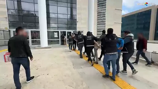 Elazığ'da Hırsızlık ve Uyuşturucu Operasyonu: 6 Şüpheli Yakalandı!