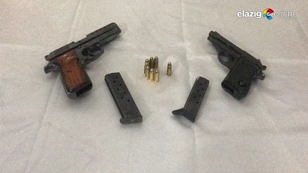 Elazığ'da ruhsatsız silah operasyonu