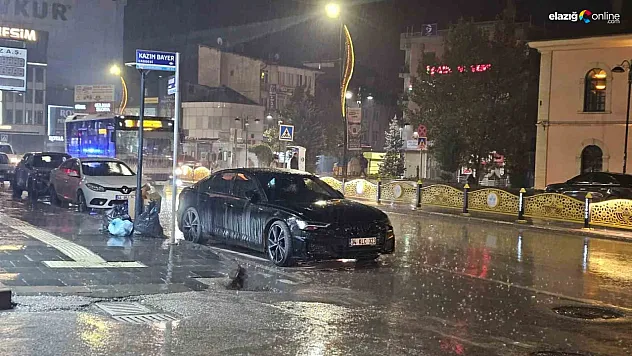 Elazığ'da sağanak yağış etkili oldu