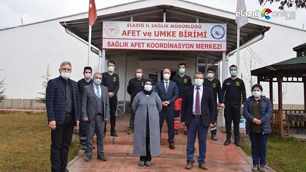 Elazığ'da Sağlık Afet Koordinasyon Merkezi hizmete girdi