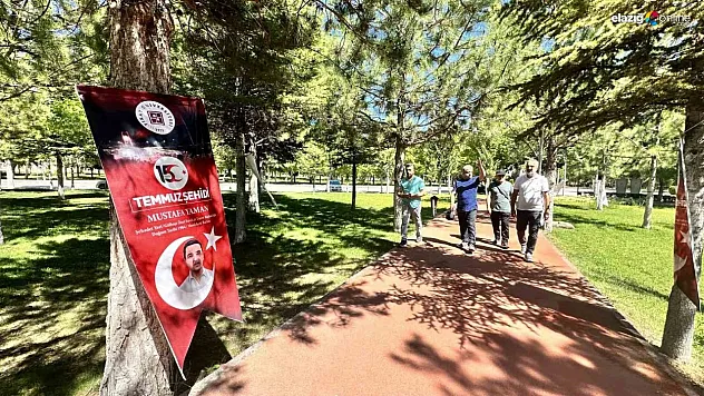 Elazığ'da şehitler yolu yürüyüş parkuru açıldı