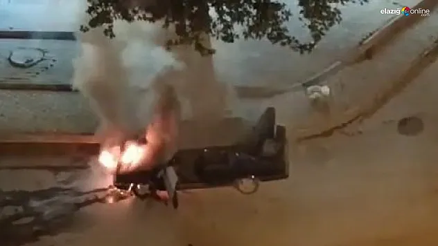 Seyir halindeyken aniden yanmaya başladı!