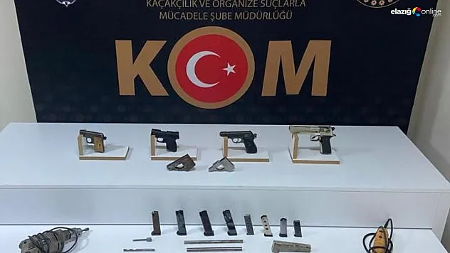 Elazığ'da silah operasyonu!