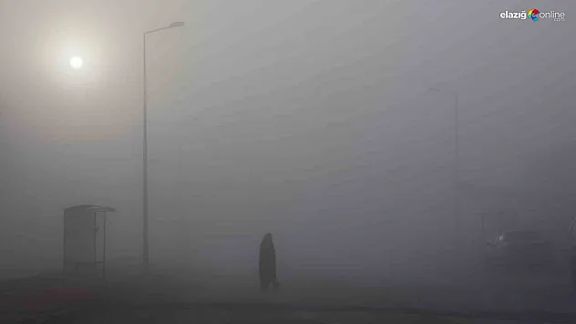 Elazığ'da sis alarmı: Görüş 5 metreye kadar düştü, sürücüler zor anlar yaşadı