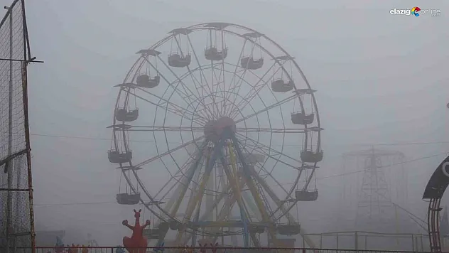 Elazığ'da yoğun sis trafiği olumsuz etkiledi