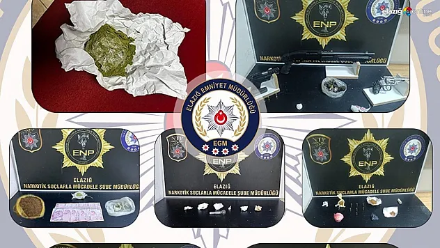 Elazığ Polisi Uyuşturucu Satıcılarına Göz Açtırmadı!