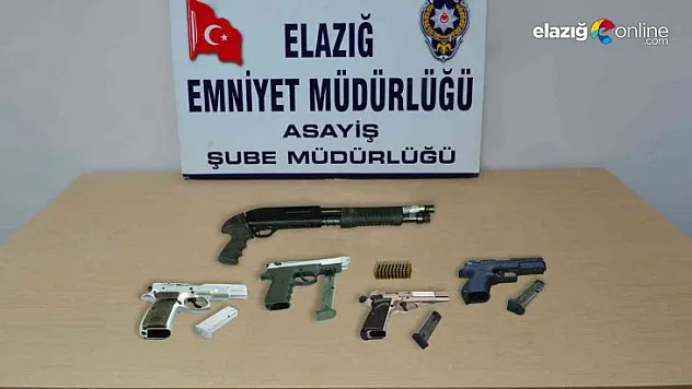 İşte Elazığ'ın son bir haftalık asayiş bilançosu