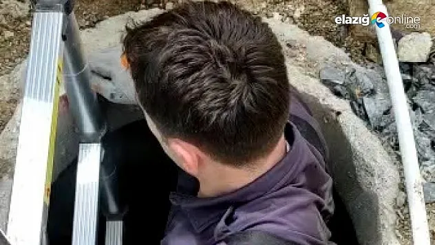 Su kuyusuna düşen yavru kediyi itfaiye kurtardı