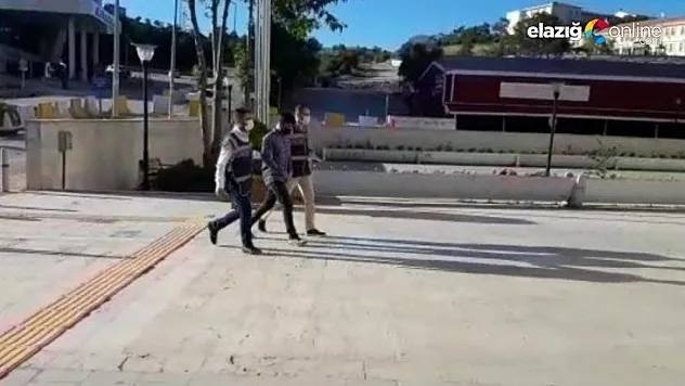 Elazığ'da suç dosyası kabarık hırsız telefon çalınca tutuklandı