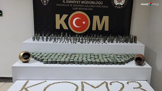 Elazığ KOM'dan tarihi eser kaçakçılığı operasyonu!