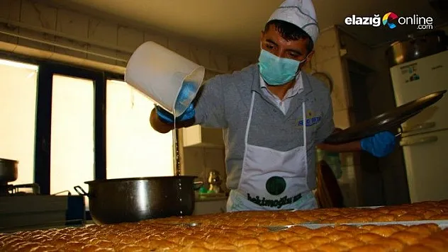 Tatlıcıların bayram yoğunluğu