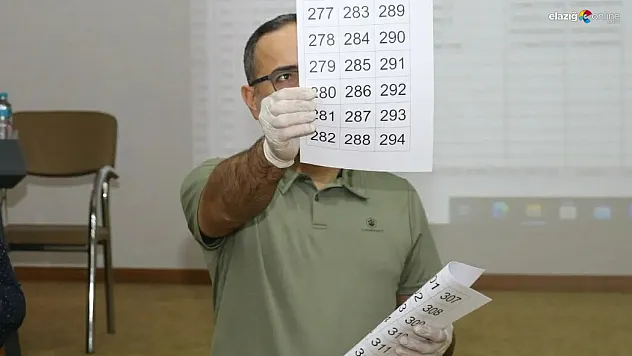 Üreticilerin kura çekimi yapıldı