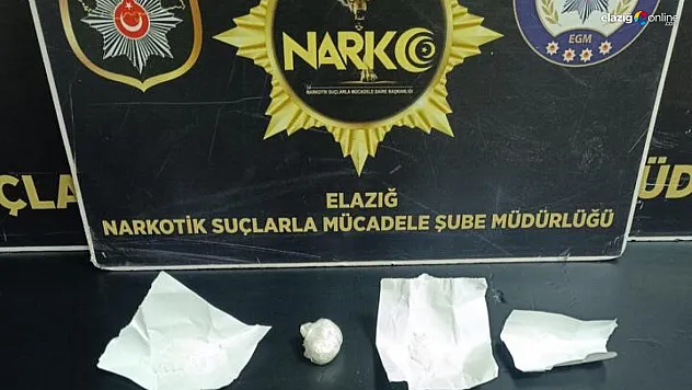 Elazığ NARKO'dan torbacı operasyonu!