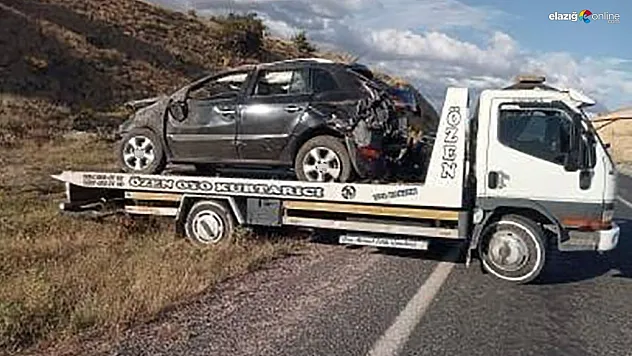 Elazığ-Baskil Yolunda Kaza: Araç Takla Attı, 1 Kişi Yaralandı