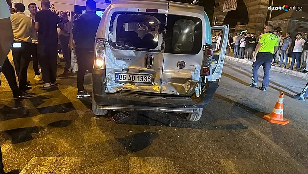 Kovancılar'da trafik kazası: 2 yaralı