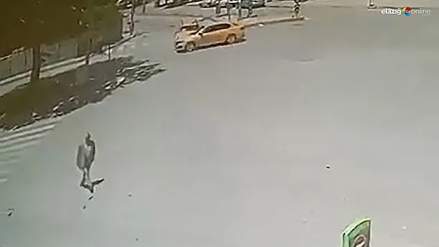 Kaza anı kameralara yansıdı!