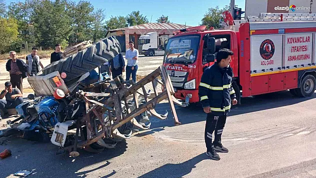 Kovancılar'da Traktör Devrildi: Sağlık ve Kurtarma Ekipleri Seferber Oldu!