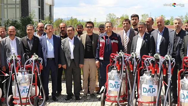 Elazığlı üreticilere makine desteği!