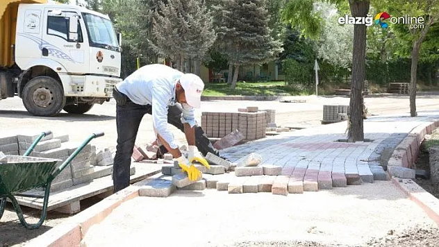 Elazığ'da üst yapı çalışmaları