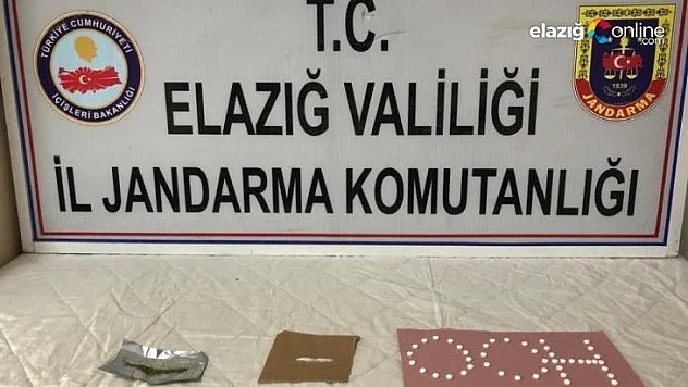 Elazığ'da uyuşturucu ile mücadele 2 şüpheli yakalandı