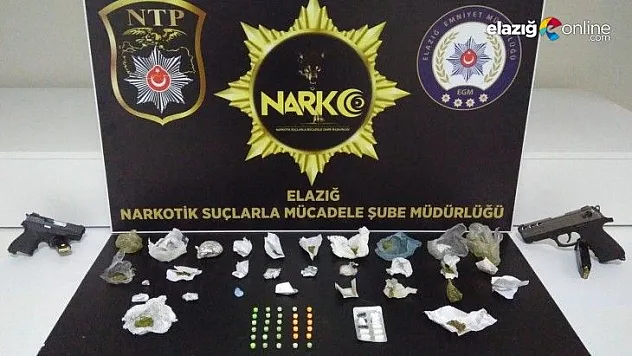 Elazığ'da uyuşturucu ile mücadelede 36 şahısa işlem yapıldı