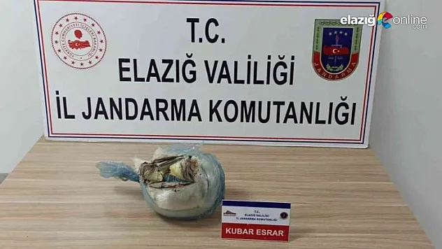Elazığ jandarmasından uyuşturucu operasyonu