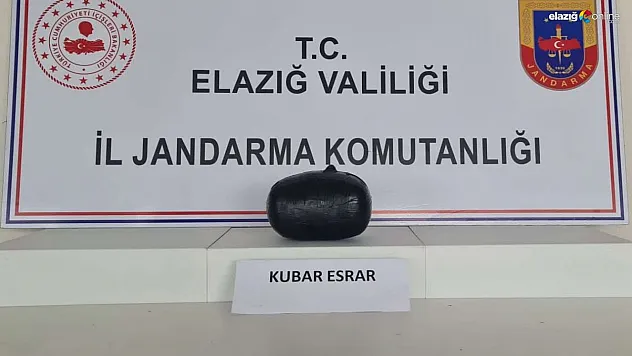 Elazığ jandarmasından operasyon!