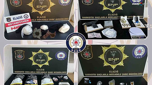 Elazığ NARKO'dan Uyuşturucu Operasyonu!