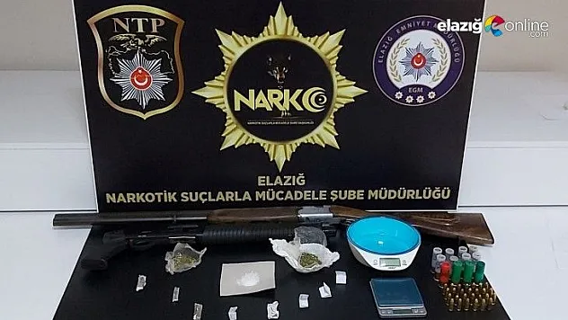 Elazığ'da uyuşturucu tacirlerine operasyon!