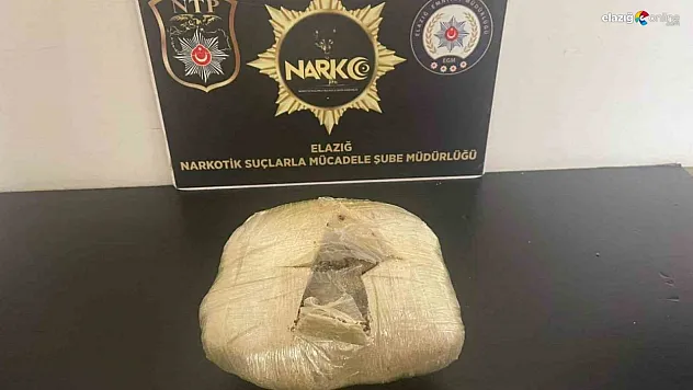 Elazığ'da uyuşturucu operasyonunda 1 tutuklama