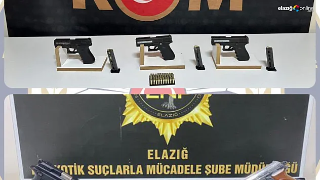 Elazığ emniyetinden çifte operasyon