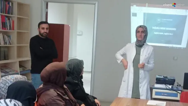 Elazığ'da vatandaşlara sağlık bilgilendirmesi!