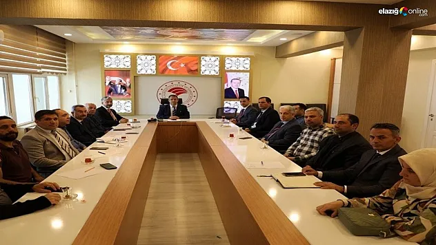 Elazığ'da veri girişleri değerlendirme toplantısı!