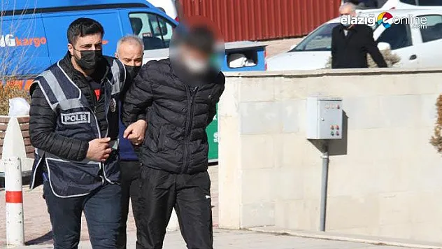 Elazığ'da yakalanan suç makinesi adliyeye sevk edildi