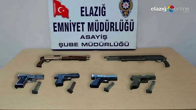 Elazığ emniyetinden son bir haftalık asayiş bilançosu