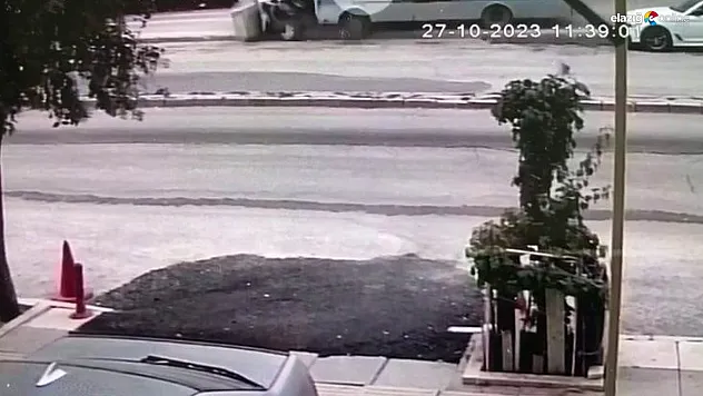 Feci kaza kameralara böyle yansıdı!