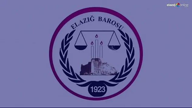 Elazığ'daki Skandal Olayda Elazığ Barosu Harekete Geçti!
