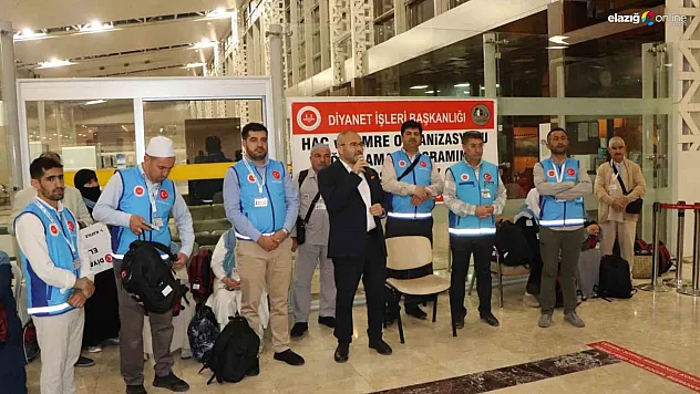 2025 Hac Sezonu Elazığ'dan Başladı: Havalimanında Coşkulu Uğurlama!