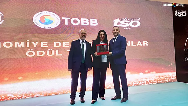 'Elazığ Ekonomisine Değer Katanlar'da bir ödül de YapıKredi Bankasına