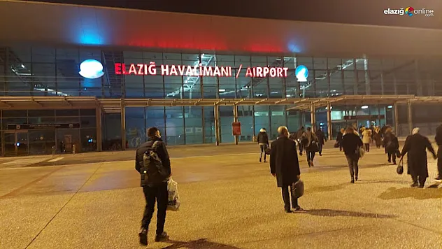 Elazığ Havalimanının Ocak ayı yolcu sayısı açıklandı