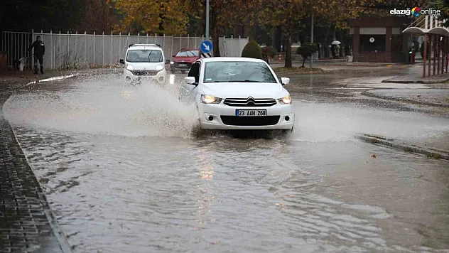 Elazığ için 'kuvvetli yağış' uyarısı